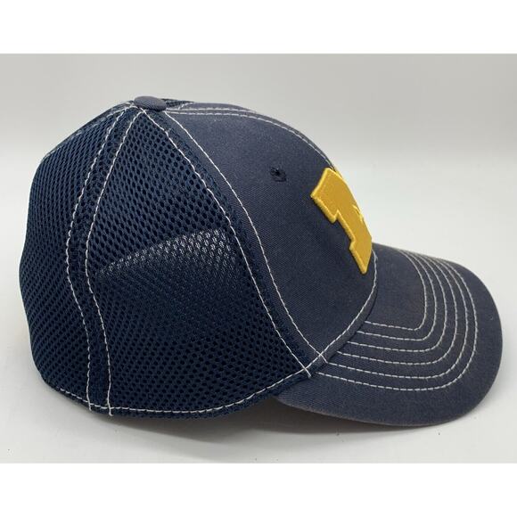New Era Small Medium True Fitted Michigan Wolverines Cap Hat Navy - Picture 6 of 10